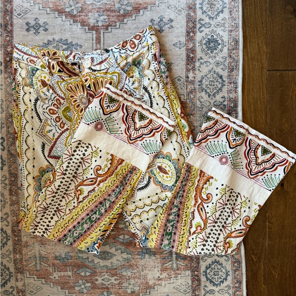 Zara Multicolor Patterned Pants - Picture 1 of 5